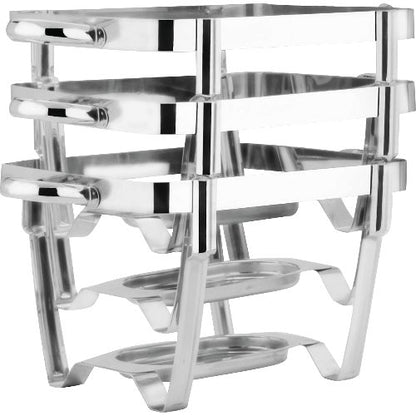 cent Chafing Dish aus Edelstahl für die Warmhaltung von Speisen bei Buffets