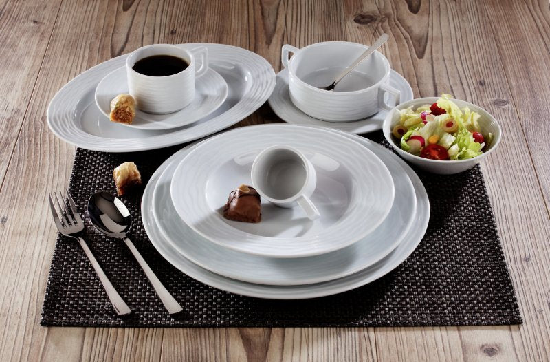 cent Hotelporzellan Curved Platte oval 31cm für Gastronomie