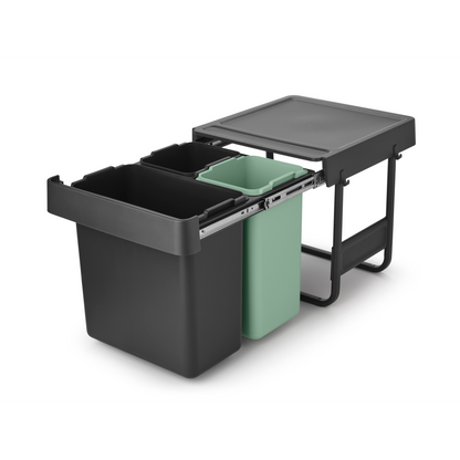 Brabantia Einbaubeimer Sort & Go für Mülltrennung in der Gastronomie