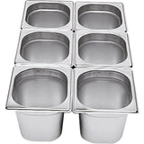 Cookmax GN Behälter 1/6 Edelstahl T: 200 mm, 3,6l