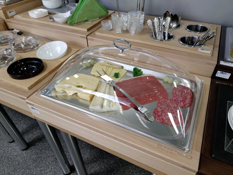 cent Abdeckhaube 1/1 GN aus Acryl für hygienische Speisenabdeckung