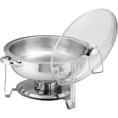 cent Chafing-Dish rund mit Glasdeckel für Buffets und Veranstaltungen