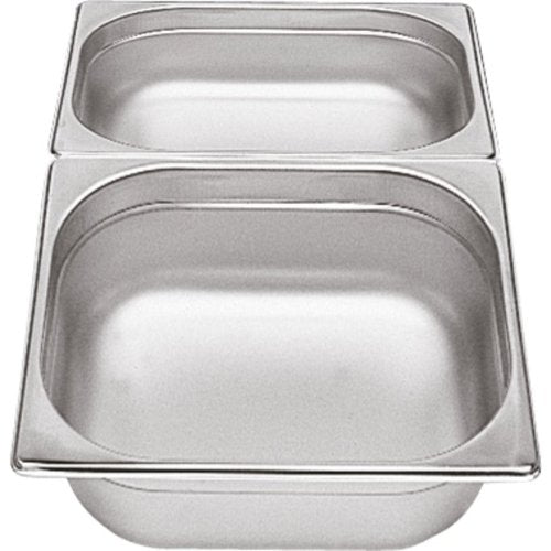 Cookmax GN Behälter 2/3 Edelstahl T: 150 mm, 13l für die Lagerung von Lebensmitteln