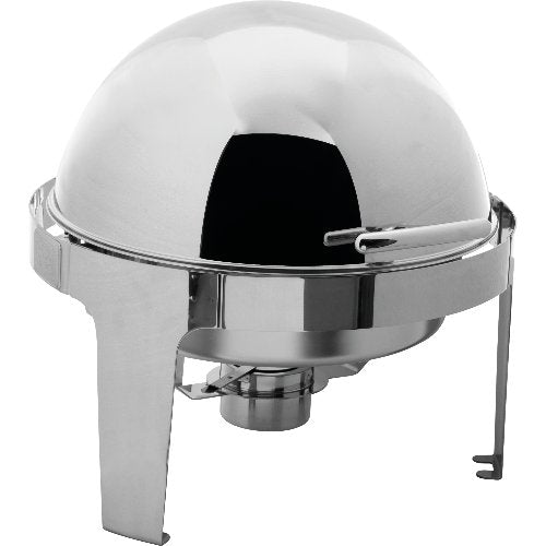 cent Chafing Dish rund, 6 Liter – Buffetgerät aus Edelstahl mit Rolltopdeckel