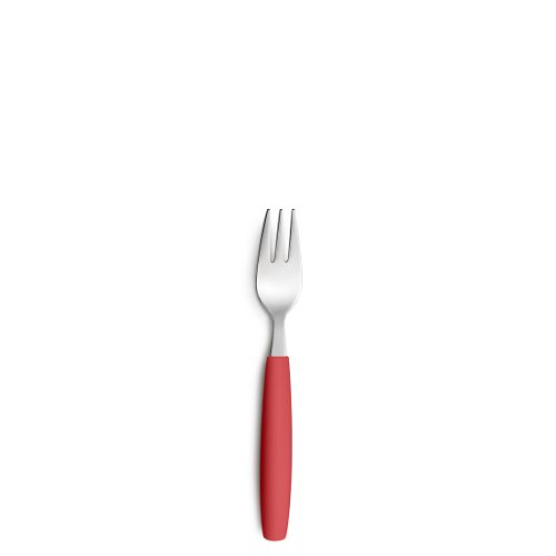Amefa PIXEL Kuchengabel in glutrot für den Einsatz in Gastronomiebetrieben
