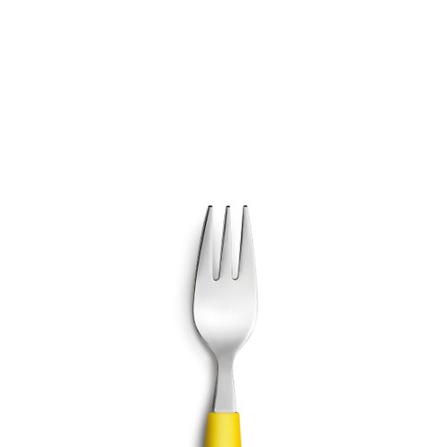 Amefa PIXEL Kuchengabel in Edelstahl mit Kunststoffgriff für Bistros.