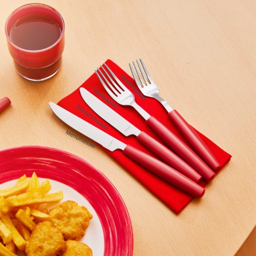 Amefa PIXEL Menümesser Vollheft - Edelstahl mit Kunststoffgriff für Gastronomie