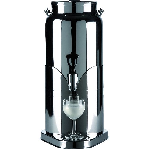 cent Dispenser Milchkanne 8l aus Edelstahl mit Kühlstab für Gastronomie