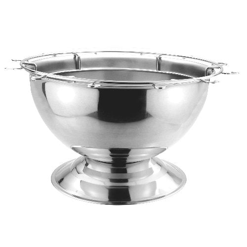 cent Champagner Bowl 38 cm aus Edelstahl für die Präsentation von Getränken