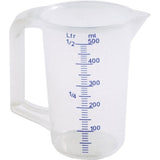 cent Messbecher PP mit geschlossenem Griff 0,5l