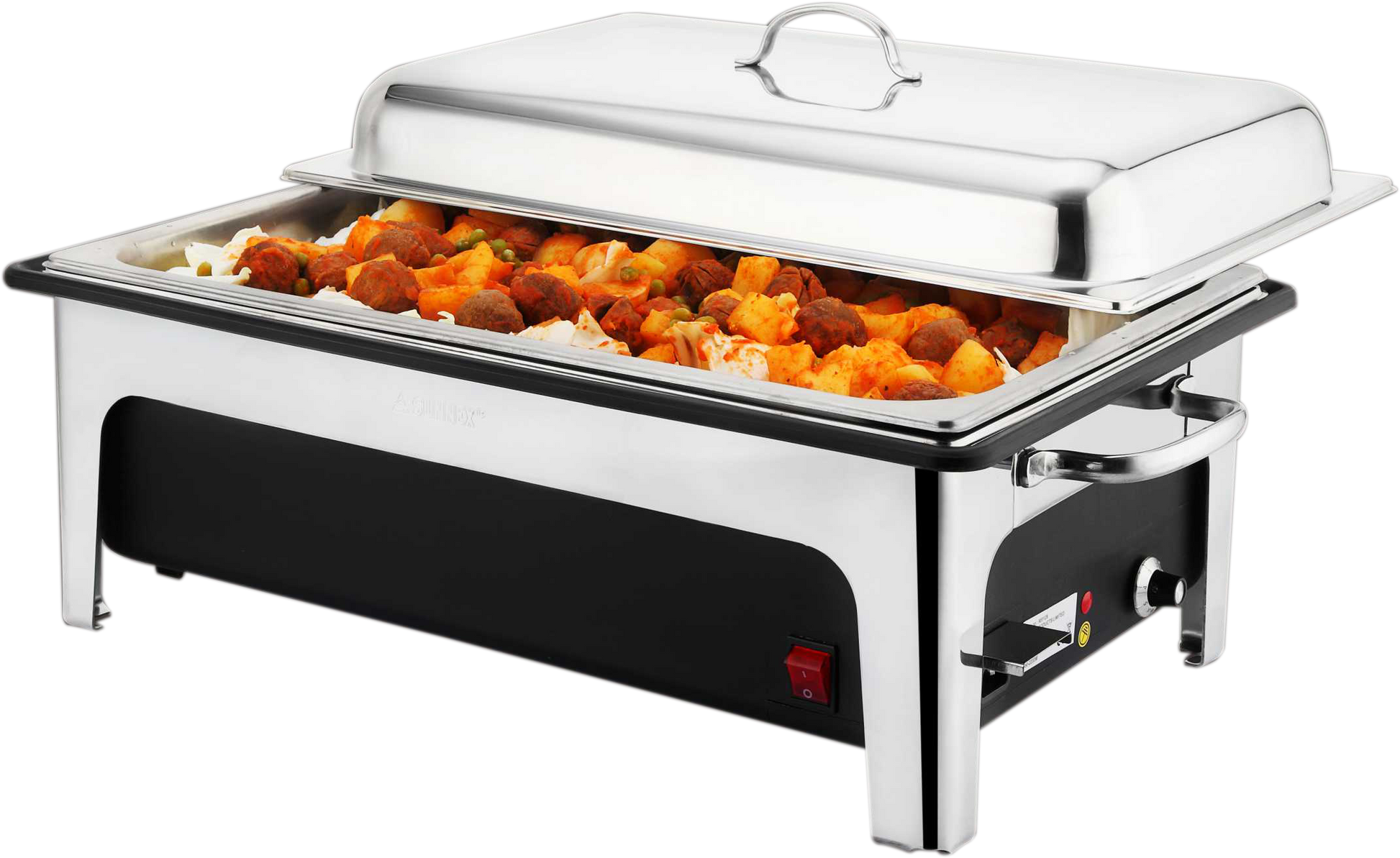 cent Chafing-Dish 1/1 mit elektrischem Wasserbad für Gastronomie