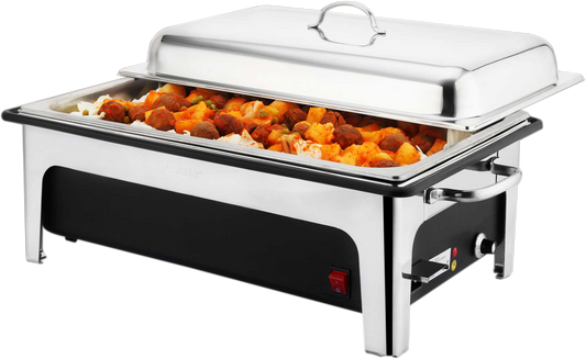 cent Chafing-Dish 1/1 mit elektrischem Wasserbad für Gastronomie