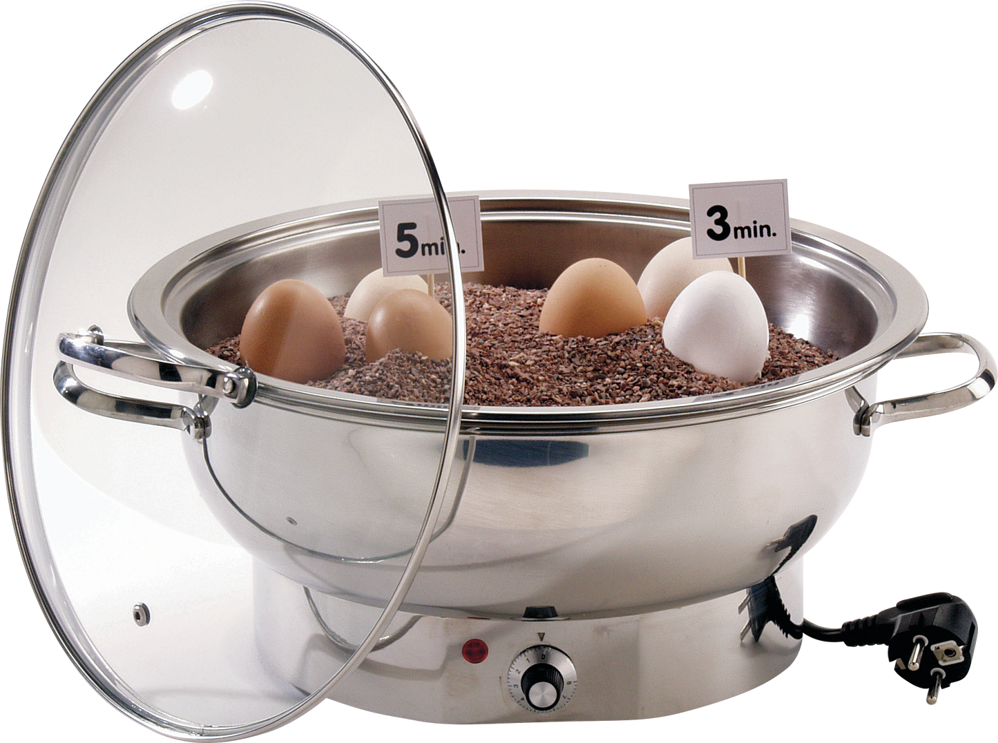 cent Chafing Dish rund mit Glasdeckel für Buffets und Veranstaltungen