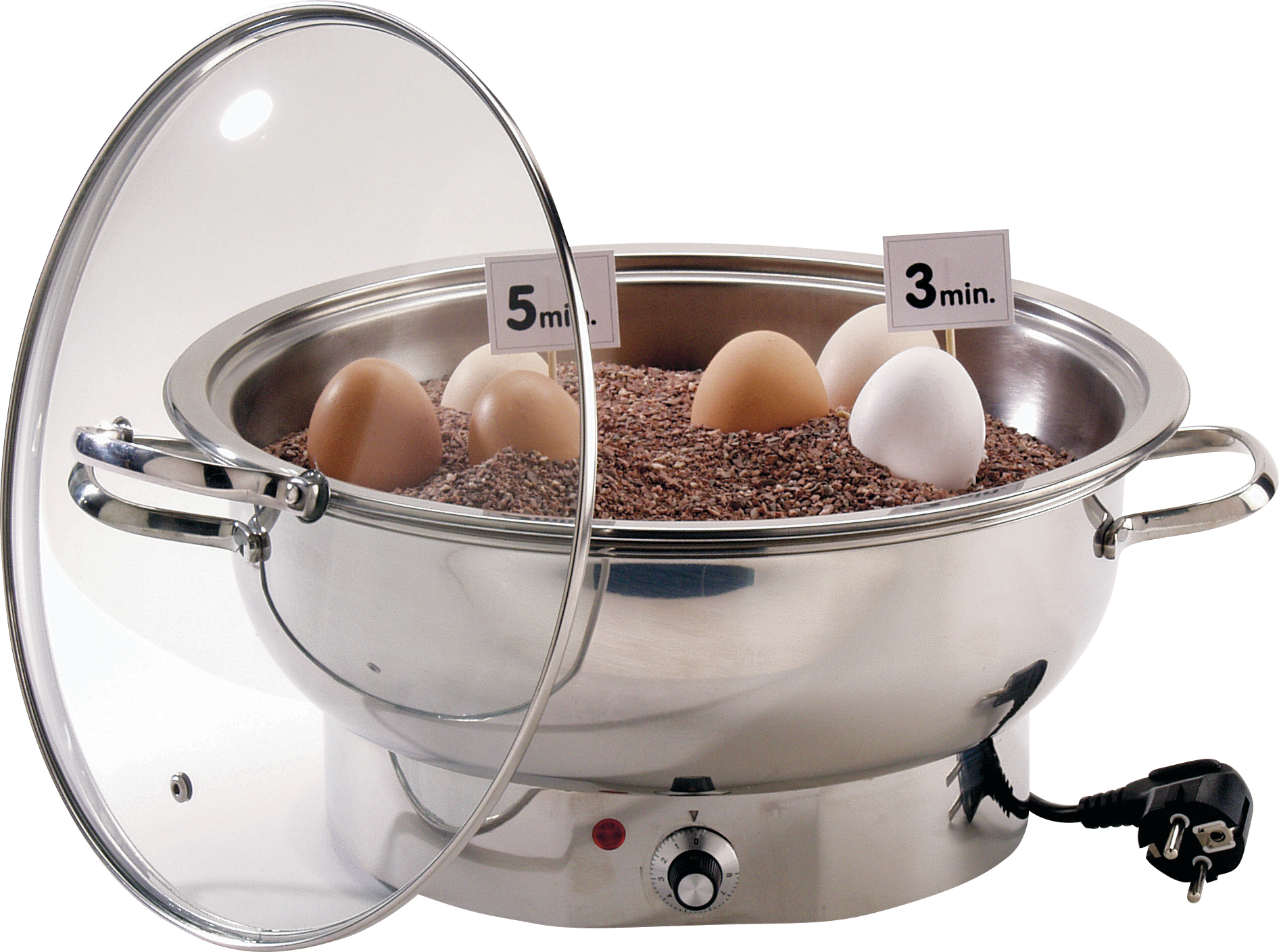 cent Chafing Dish rund mit Glasdeckel für Buffets und Veranstaltungen