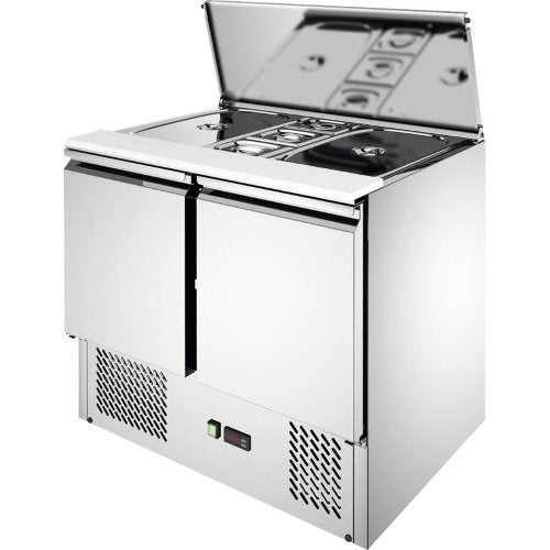 Cookmax Saladette 2 1/2 GN - Edelstahl Kühlgerät für die Gastronomie