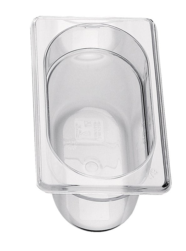 cent GN Behälter 1/9 aus Polycarbonat, stapelbar und bruchsicher für die Gastronomie