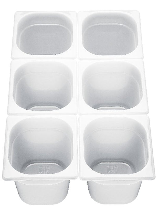 cent GN Behälter 1/6 aus Polypropylen, 1,5L für Gastronomie