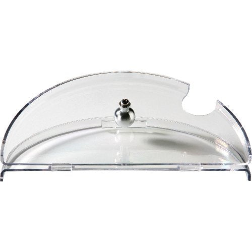 cent Hustenschutz aus Polycarbonat, aufklappbar mit Edelstahlknopf