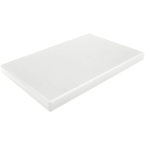 cent Schneidbrett PE 500 weiß 40x30x2cm für professionelle Küchen