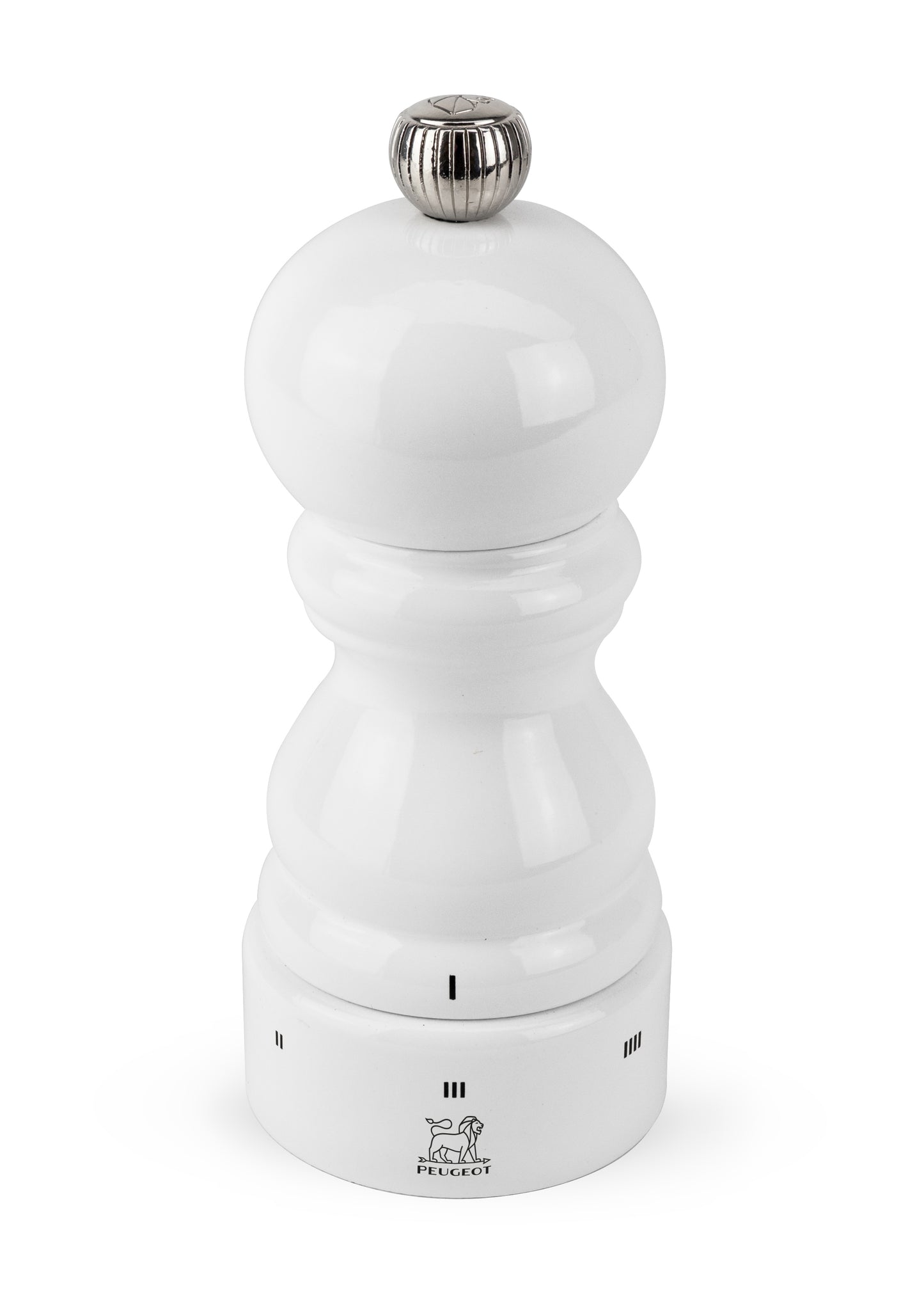 PEUGEOT PARIS Salzmühle 12 cm in Weiß, ideal für die Tischausstattung