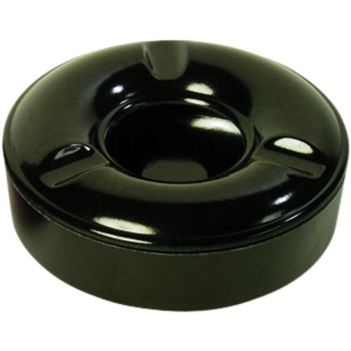 cent Windascher mit Klemmdeckel schwarz, ideal für den Außenbereich