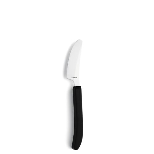 Amefa SELECT Messer gerade schwarz – ergonomisches Besteck für eingeschränkte Handmotorik