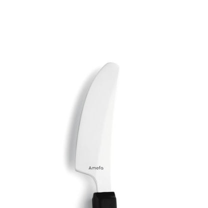 Amefa SELECT Messer gerade schwarz – ergonomisches Besteck für eingeschränkte Handmotorik