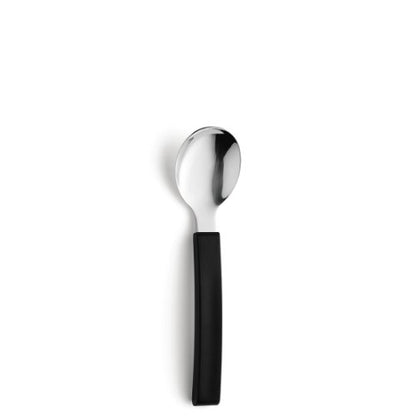 Amefa SELECT Löffel gerade schwarz – ergonomisches Besteck für Menschen mit Handmotorik-Einschränkungen