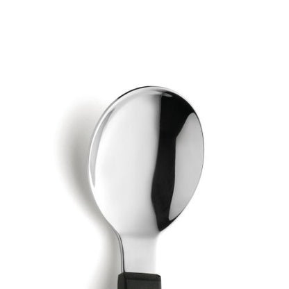 Amefa SELECT Löffel für Linkshänder in schwarz, ergonomisch gestaltet für einfaches Essen