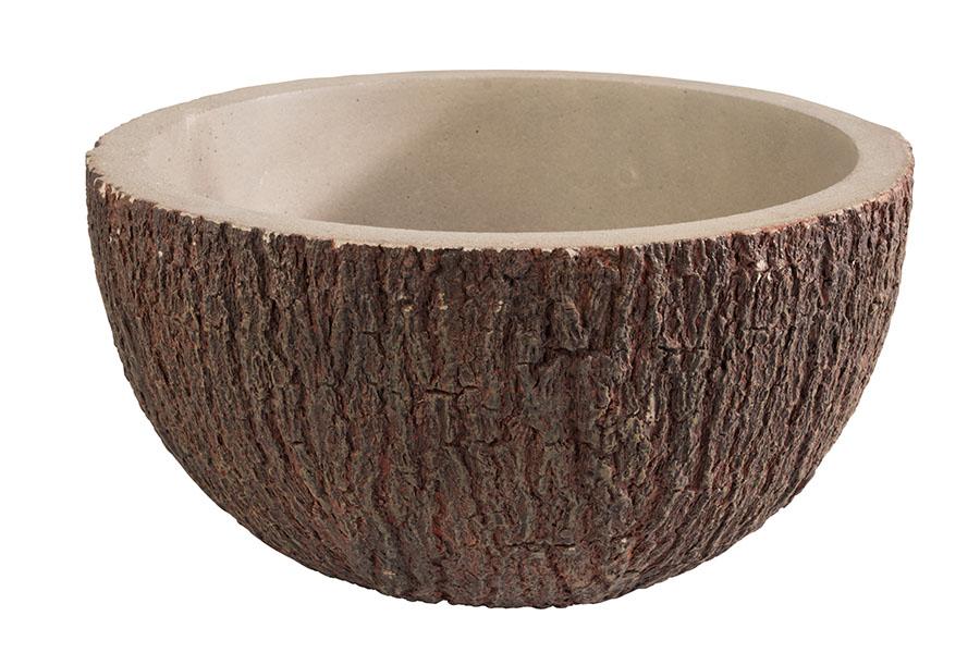 APS Schale -COCONUT- aus Beton, ideal für gastronomische Nutzung und kreative Präsentationen.