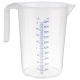 APS Messbecher -STACKABLE- , Ø 15 cm, H: 20,5 cm, 2 Liter , Polypropylen