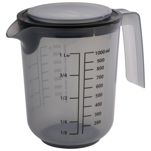 APS Rührbecher -MIXUP- 1,0L mit Deckel für präzises Abmessen in der Gastronomie