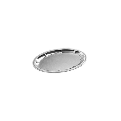 APS Serviertablett -KAFFEEHAUS- aus vernickeltem Metall, geeignet für Gastronomie