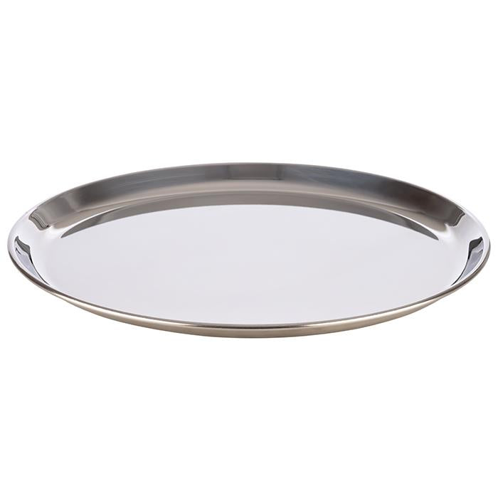 APS Serviertablett -KAFFEEHAUS- aus Edelstahl, Ø 27 cm, für Gastronomie