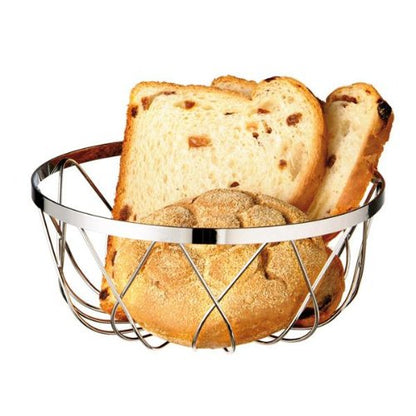 APS Brot- und Obstkorb, Ø 18 cm, verchromt, für Gastronomie