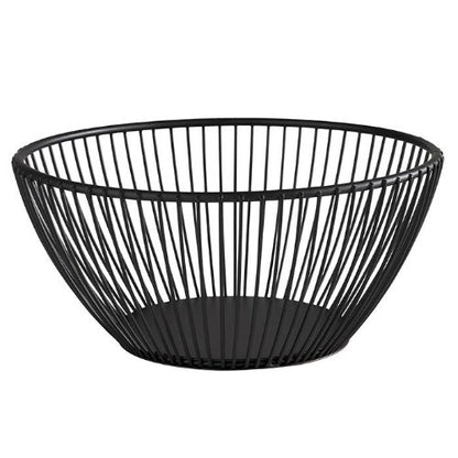 APS Korb SVART, Ø 17,5 cm, Metallkorb für Buffet und Esstisch