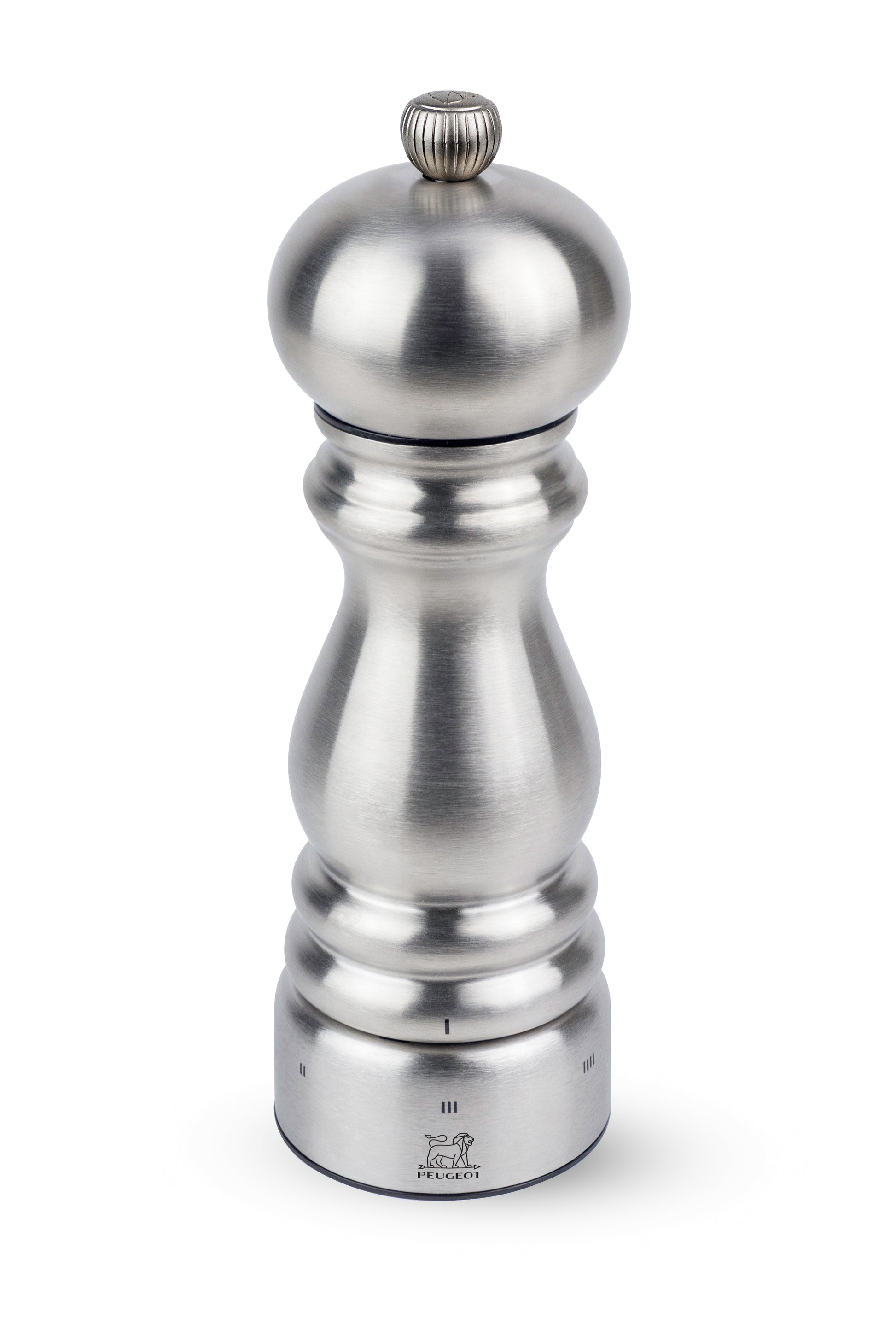 PEUGEOT Paris Pfeffermühle aus Edelstahl für präzises Mahlen von Pfeffer.