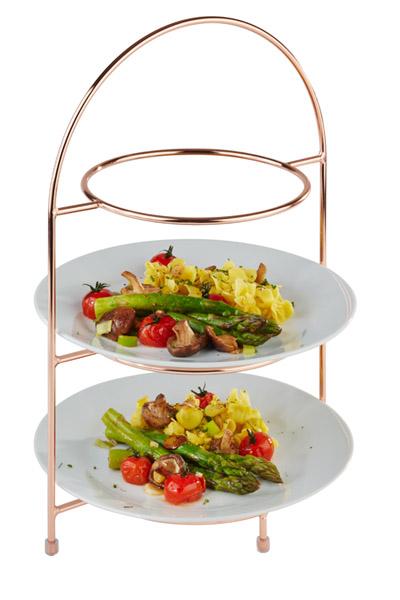 APS Serviergestell aus hartverchromtem Metall für die Gastronomie
