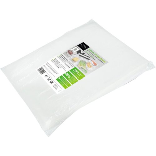 Caso Strukturbeutel 150 my, 60er Pack 20x30cm für Vakuumierung von Lebensmitteln