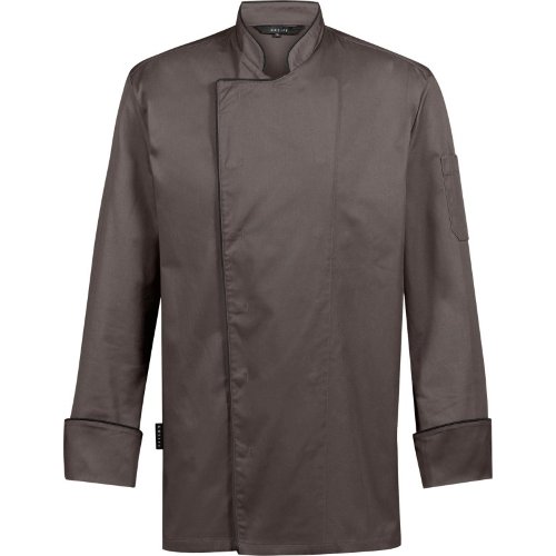 Greiff Kochjacke Herren in taupe mit Armtasche für Gastronomie