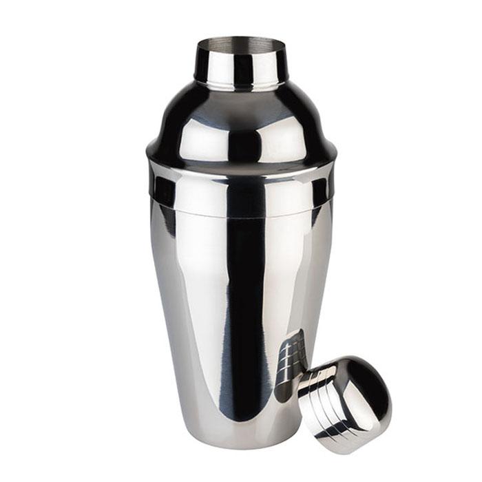 APS Shaker -CLASSIC- aus Edelstahl für die Cocktailzubereitung in Bars.