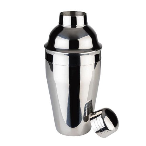 APS Shaker -CLASSIC- aus Edelstahl für die Cocktailzubereitung in Bars.