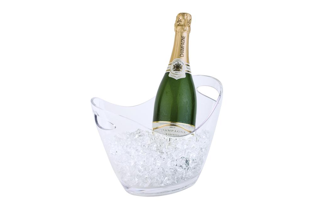 APS Wein- / Sektkühler, glasklar, 3 Liter, für Gastronomie