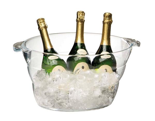 APS Wein- / Sektkühler aus Acryl für das Kühlen von Flaschen in der Gastronomie
