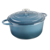 Lacor Kasserolle mit Deckel Ø24x11,5cm 4L Gusseisen ocean