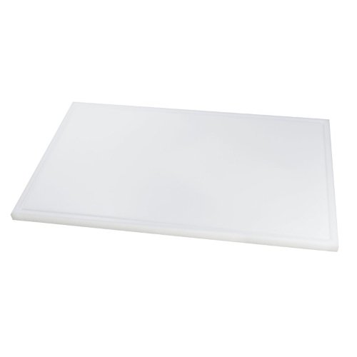 cent Schneidbrett CentPro PE 500 54x33,5cm weiß mit Fräsrille