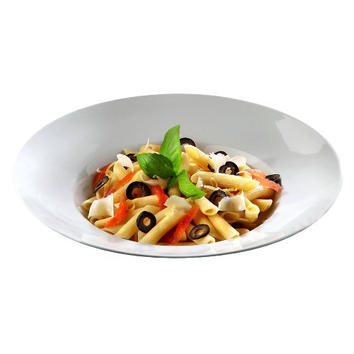 cent Pastateller aus Porzellan, rund, Ø 27 cm, ideal für Pasta und andere Gerichte