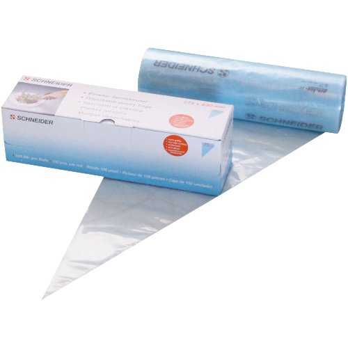 Schneider Einwegspritzbeutel blau-transparent PE für Dekorationsarbeiten