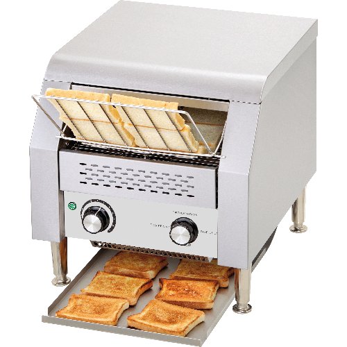 Bartscher Durchlauftoaster für ca. 150 Toastscheiben pro Stunde, Edelstahl, Gastronomie