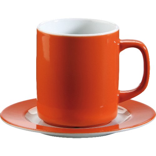 cent Kaffee-Becher System 0,3l orange für Gastronomie